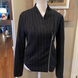 Shades of Grey by Micah Cohen Striped Wool Jacket